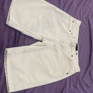 INC International Concepts White Casual Shorts